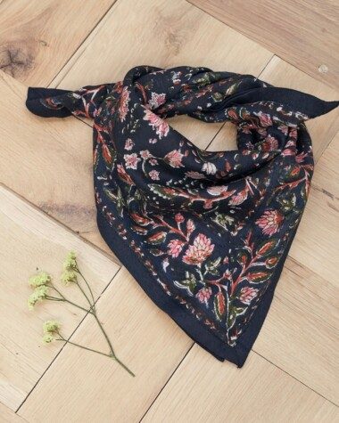 Foulard petit format – Rhapsody Réglisse