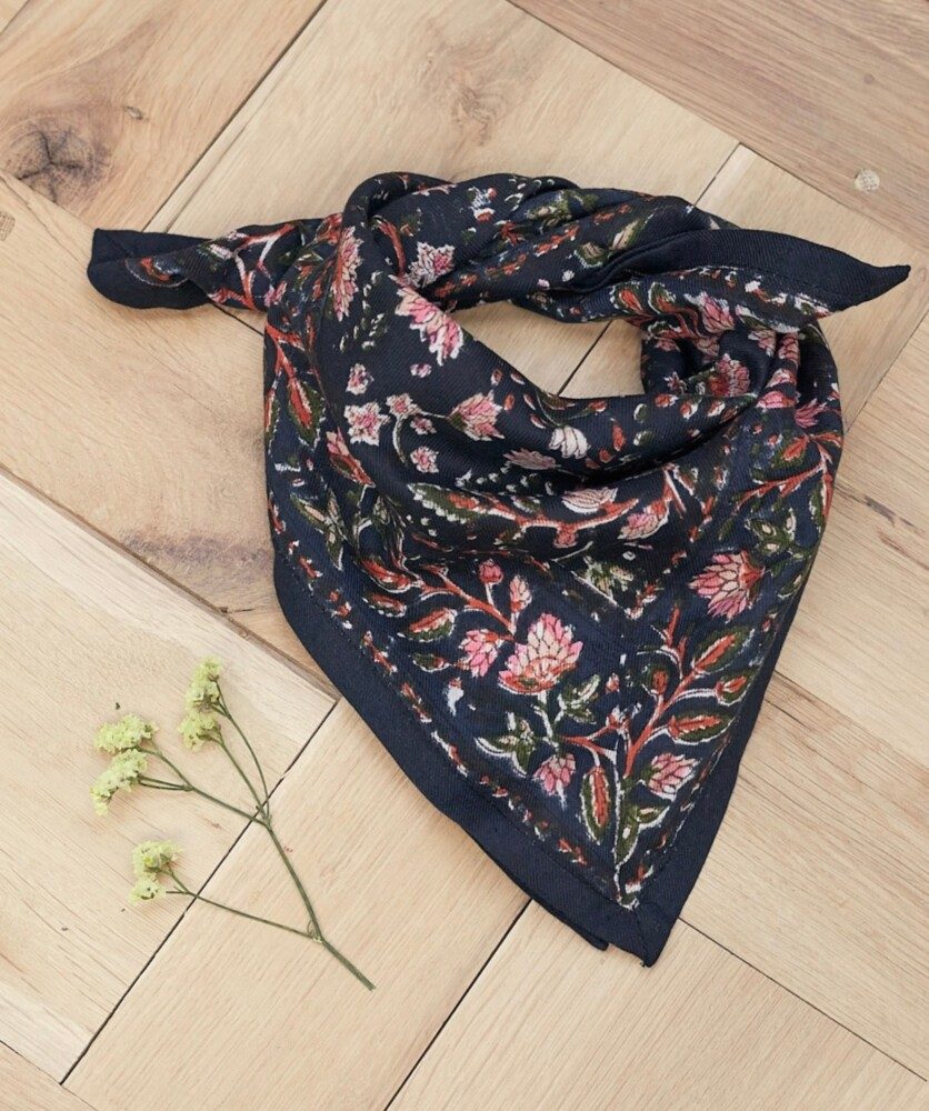 Foulard petit format – Rhapsody Réglisse