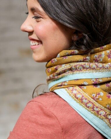 Foulard grand format – Prana curry