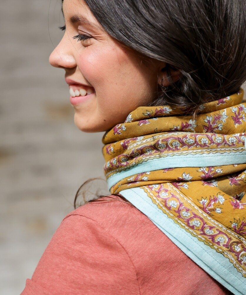 Foulard grand format – Prana curry