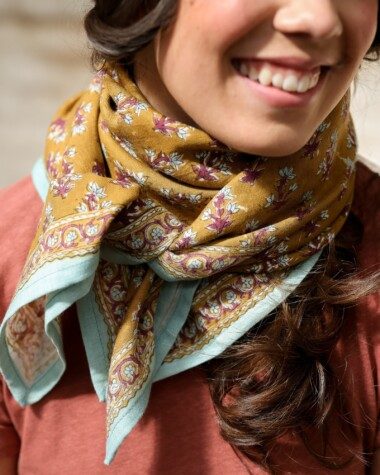 Foulard grand format – Prana curry