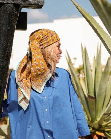 Foulard grand format – Prana curry