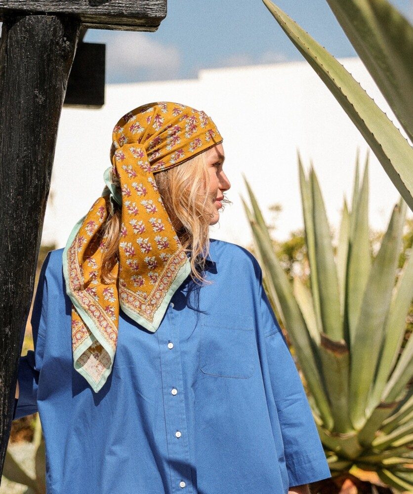 Foulard grand format – Prana curry