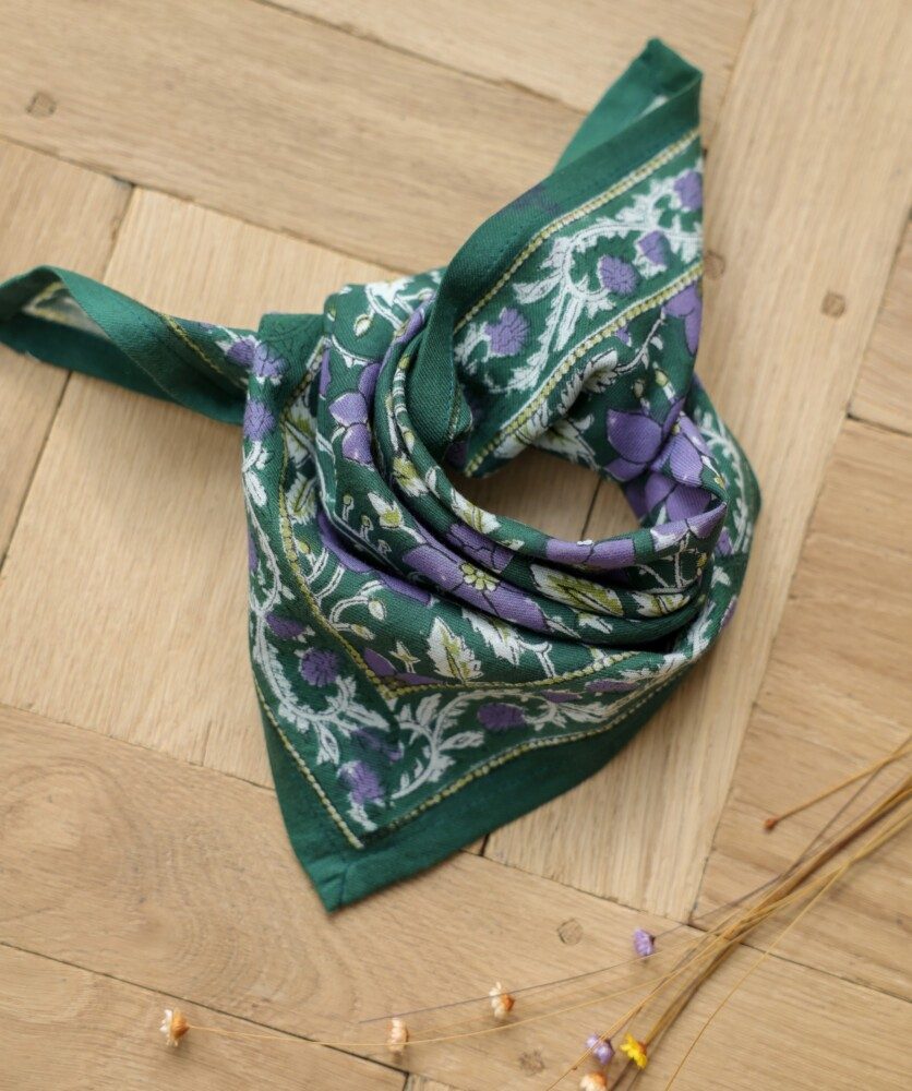 Foulard petit format – Uma Verveine Violette