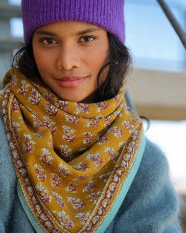 Foulard grand format – Prana curry