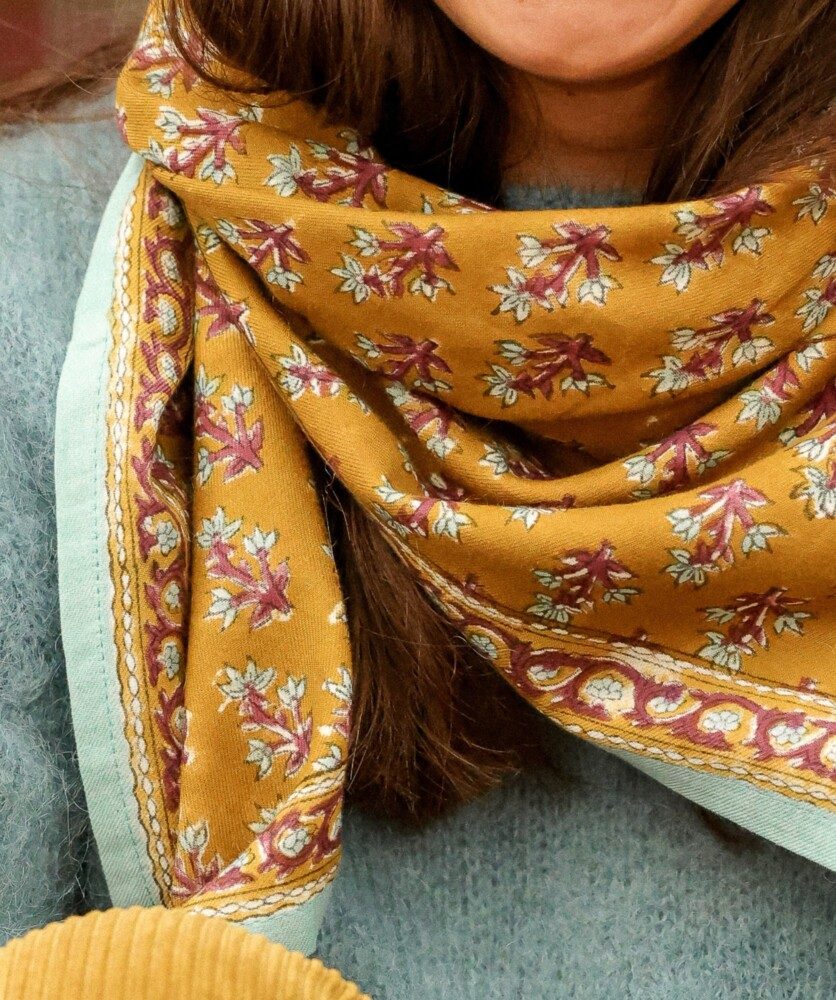 Foulard grand format – Prana curry