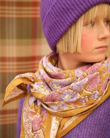 Foulard grand format – Gaya Lilas