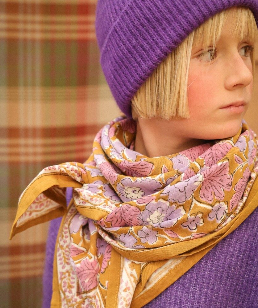 Foulard grand format – Gaya Lilas