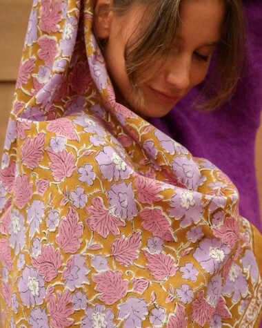 Foulard grand format – Gaya Lilas