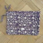 Pochette très grand format / Ordinateur 15′ – Anjali purple