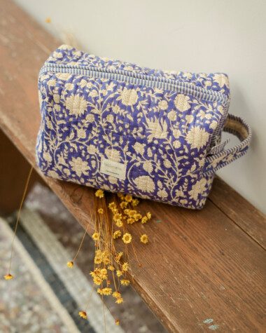 Trousse de toilette – Anjali Cobalt