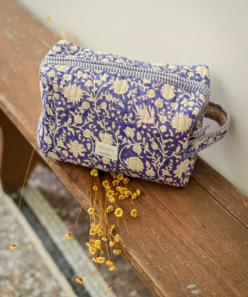 Trousse de toilette – Anjali Cobalt