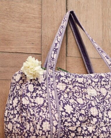 Sac Week-end Anjali purple