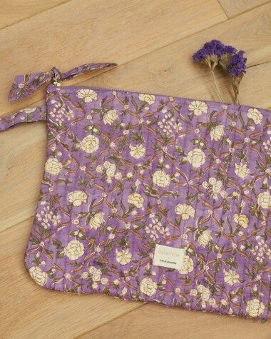 Pochette grand format/ ordinateur 13′ – Albertine Purple