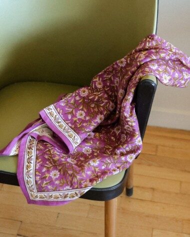 Foulard grand format – Scarlett Purple