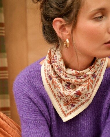 Foulard petit format – Rhapsody Améthyste